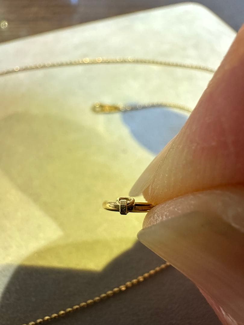 K18 ネックレス イタリア　ジュエリーツツミ　難あり