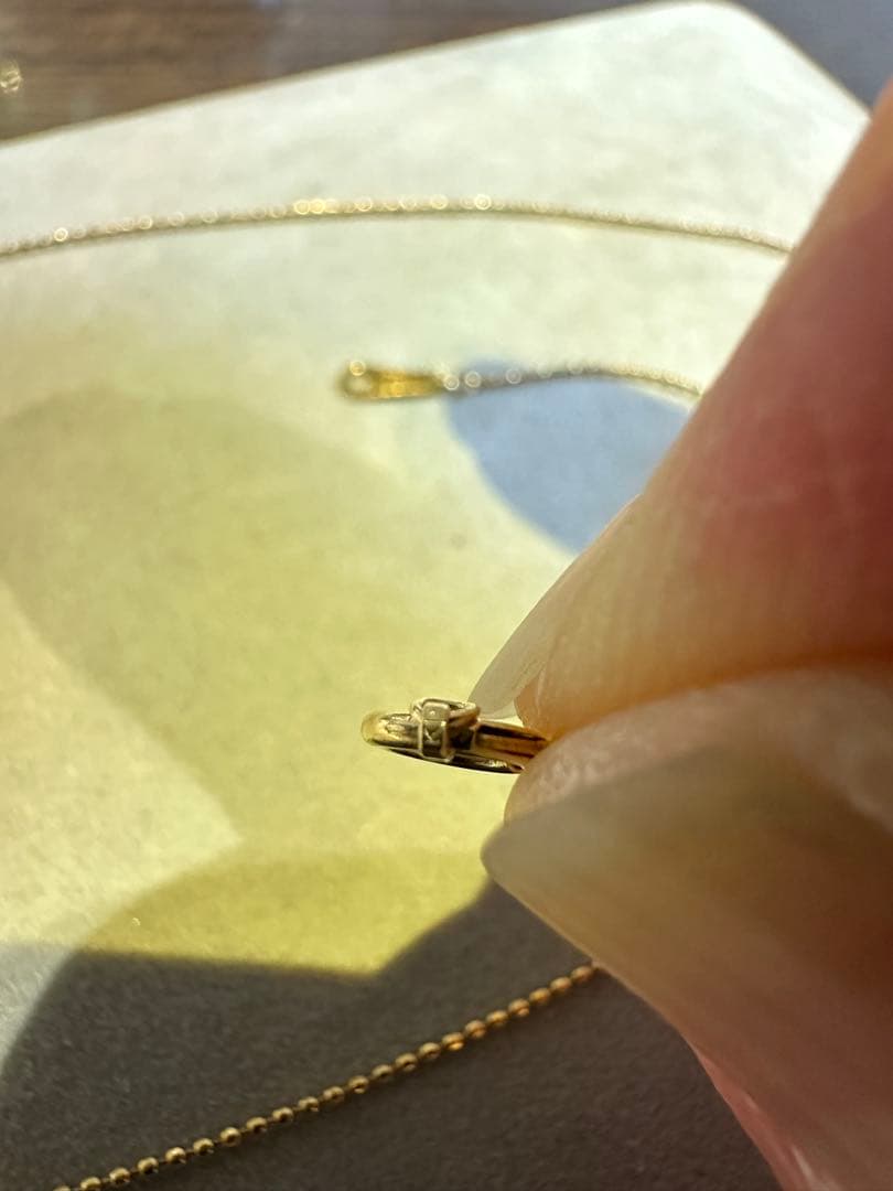 K18 ネックレス イタリア　ジュエリーツツミ　難あり