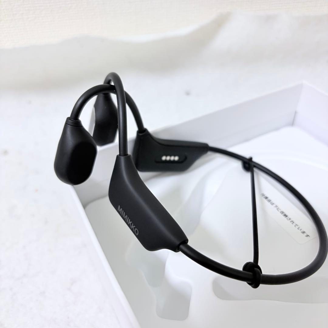 MIMIKKO 骨伝導 集音器 骨伝導イヤホン ブラック ミミッコ