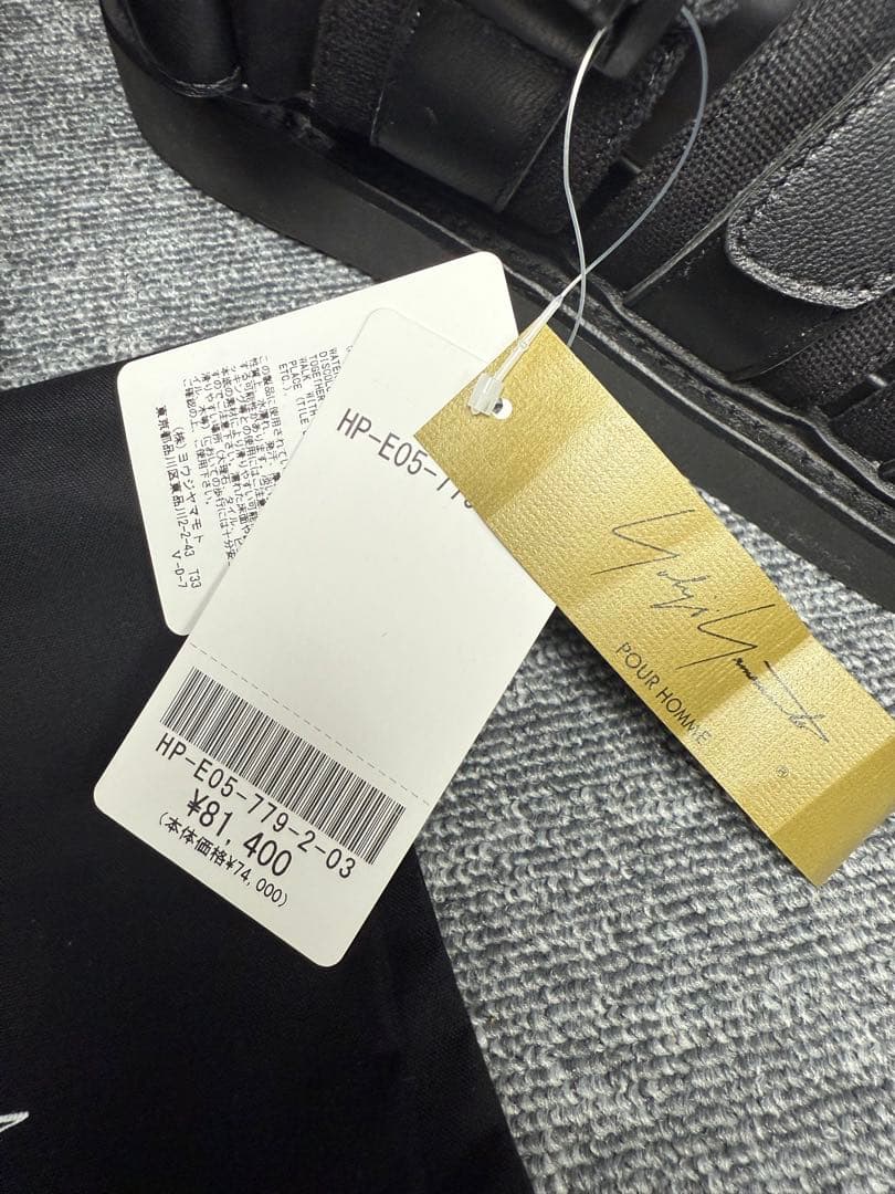 YohjiYamamoto ヨウジヤマモトプールオム サンダル