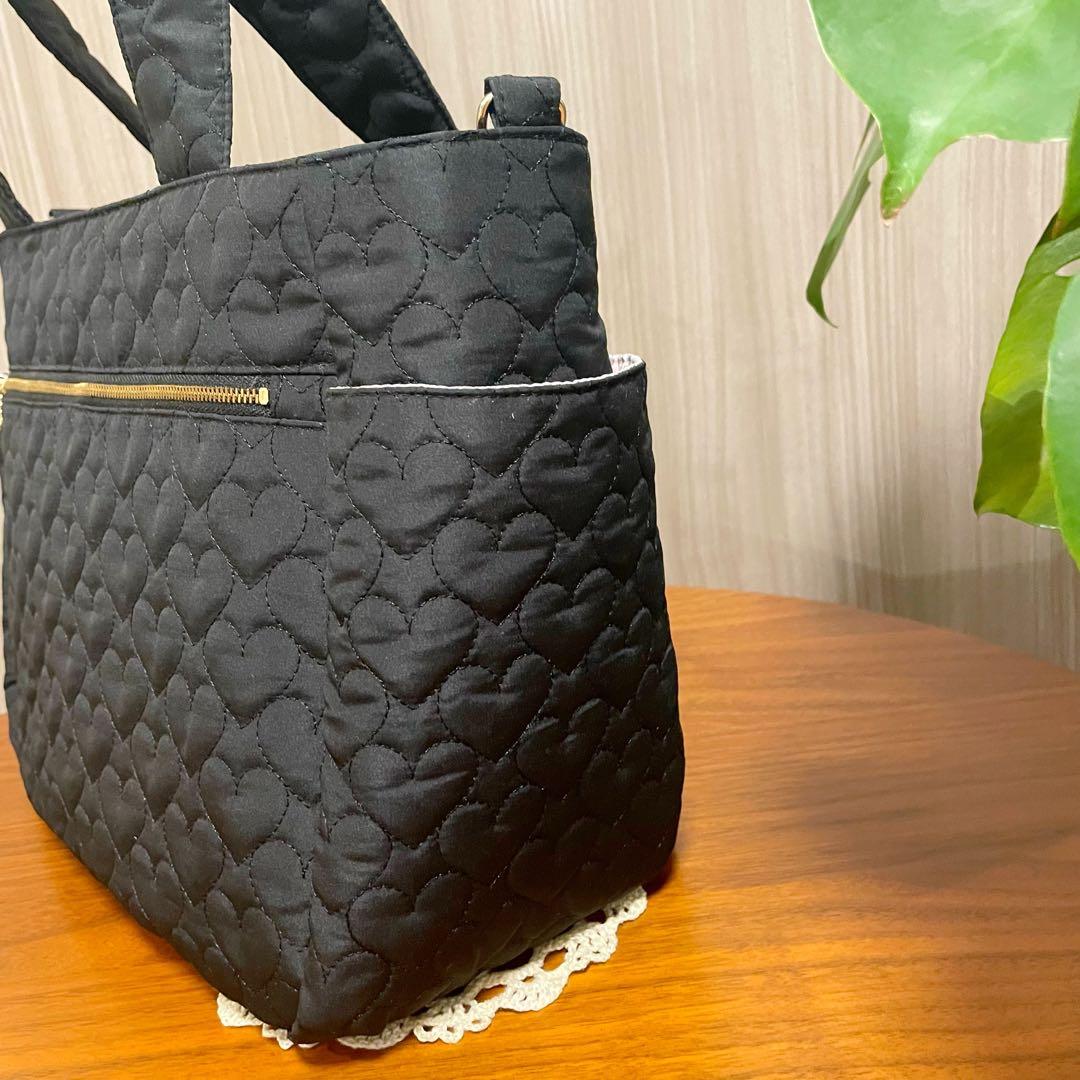 はるちゃん★☆　バッグ　ハートキルティング　アレキサンダーマーブル