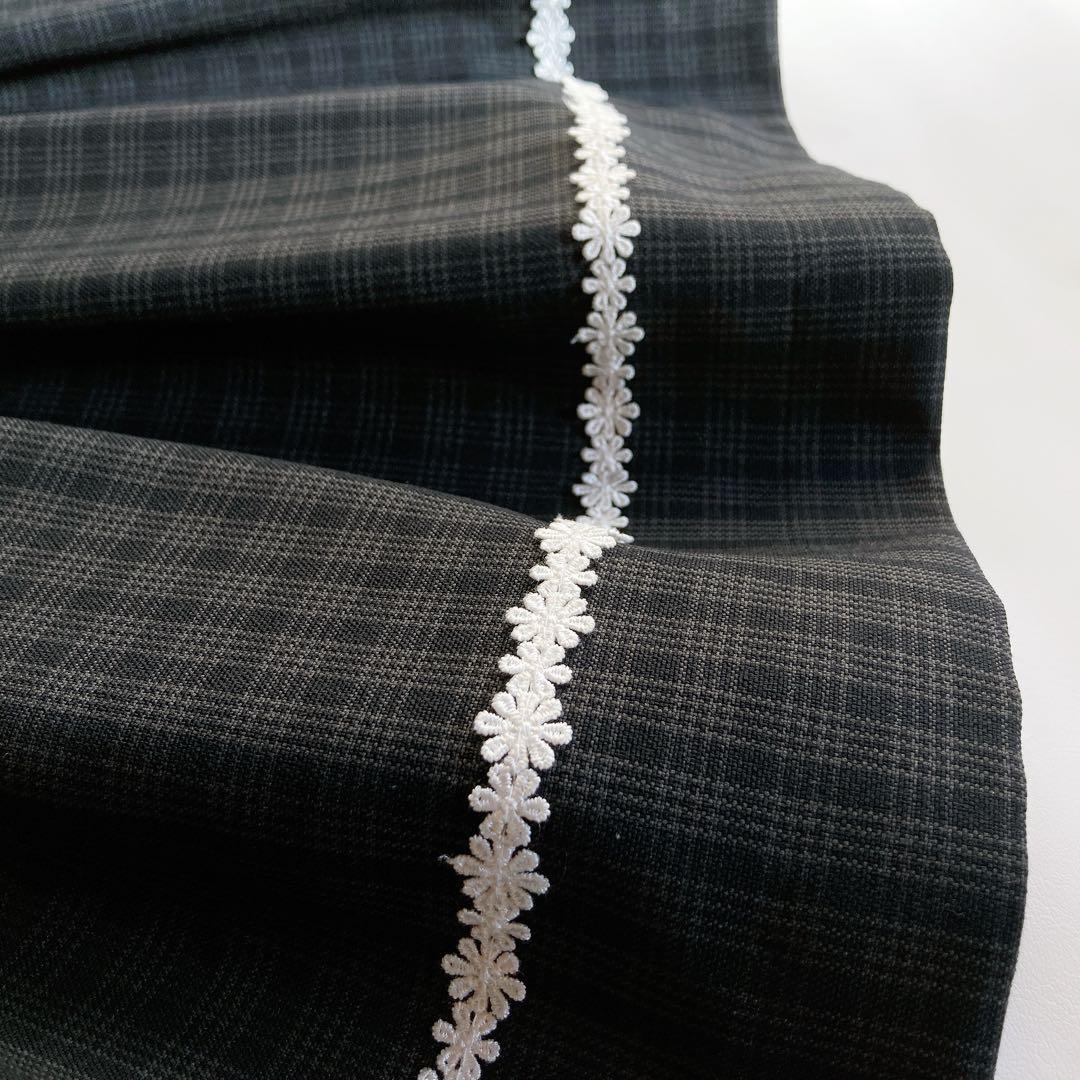 130size ホワイト×チェック セレモニー 入学 卒園 フォーマル 式典