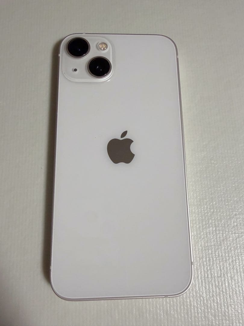 【美品】Apple iPhone13 256GB 本体 スターライト（ホワイト）