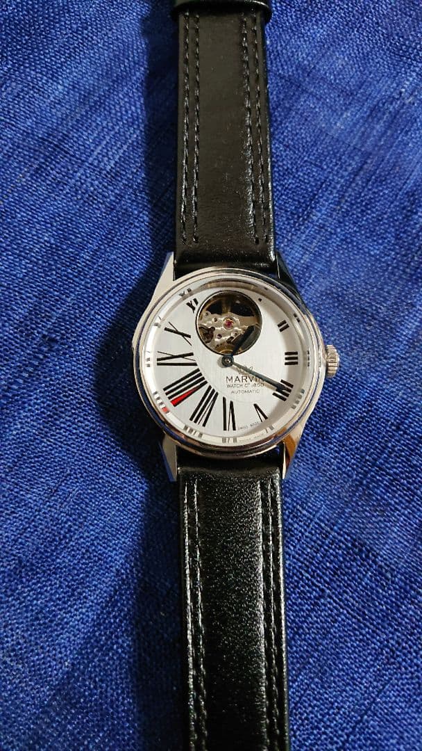 ■美品 最終値下げ■MARVIN 自動巻き腕時計 M111-12