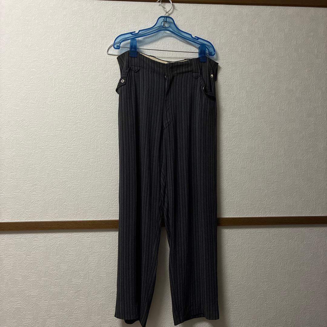 ユーロ 60's ストライプスラックス ヴィンテージ レーヨンギャバ