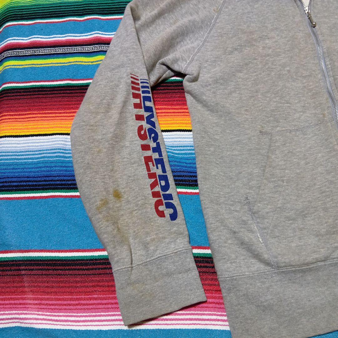 ★形が抜群！ヒステリック★HYSTERIC★グレー★ジップアップジャージ★