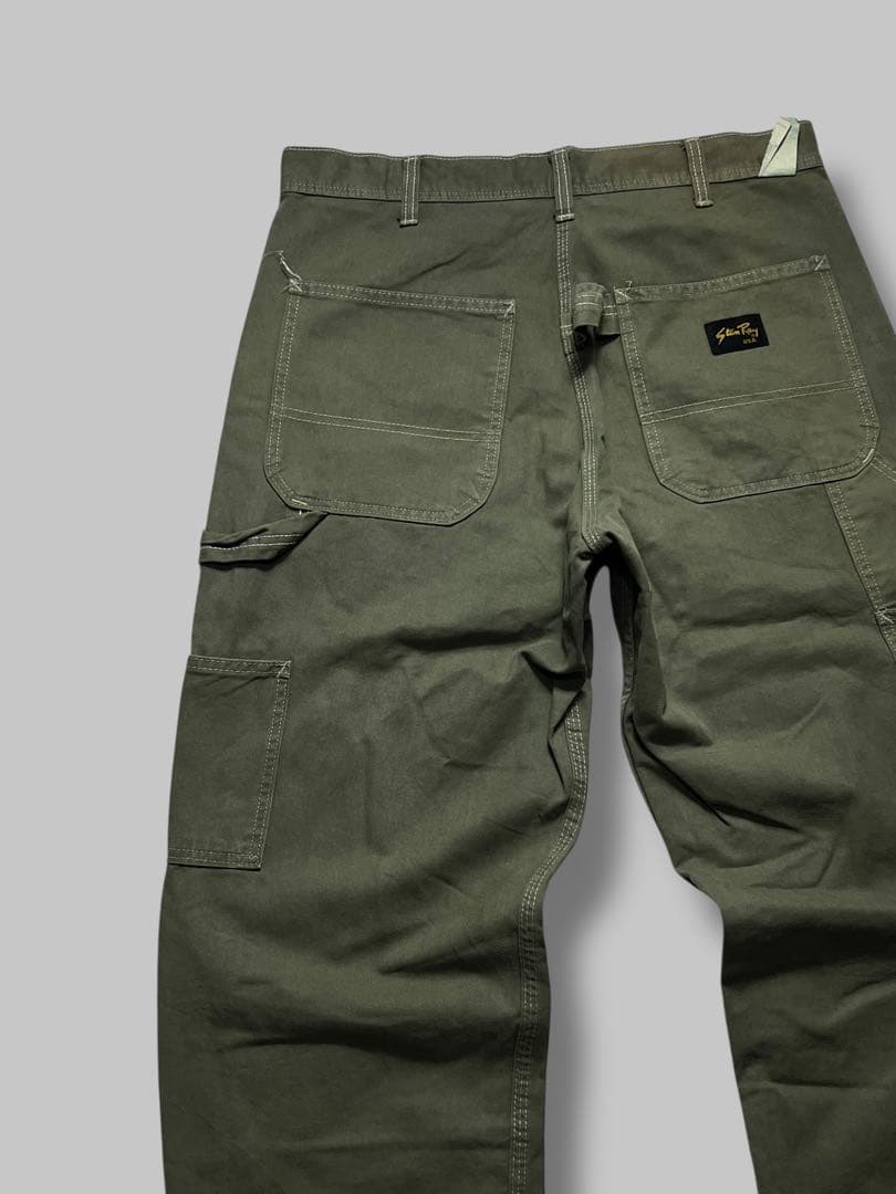 専用 USA製 Stan Ray ダブルニー ベイカーパンツ フェード