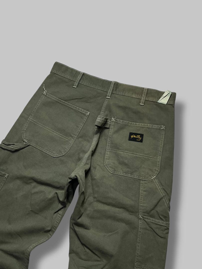 専用 USA製 Stan Ray ダブルニー ベイカーパンツ フェード