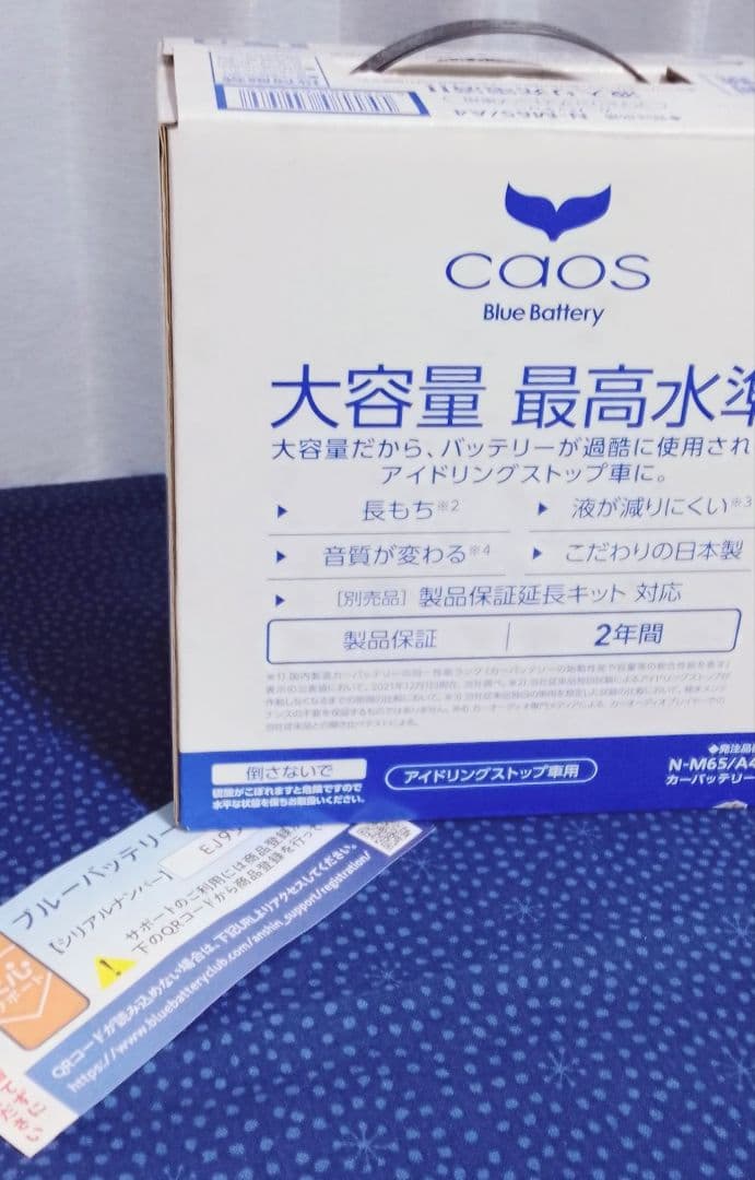 【今だけちょっぴり値下げ中】Panasonic M-65 ブルーバッテリー