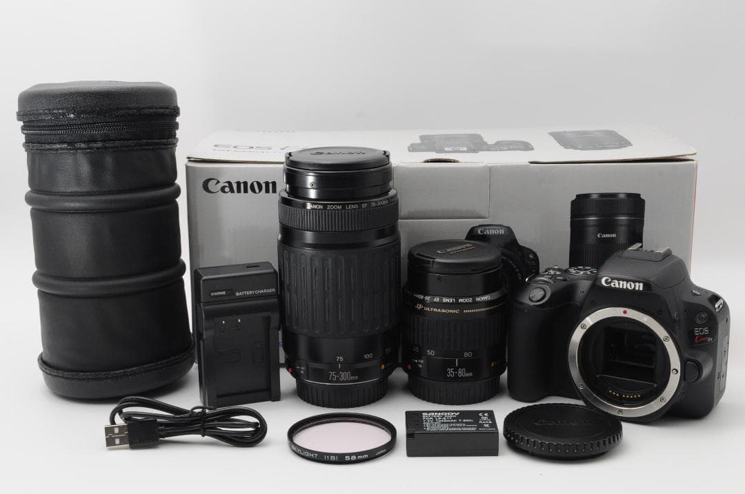 ★美品⑨★新生活応援★ Canon EOS Kiss x9 ダブルレンズ