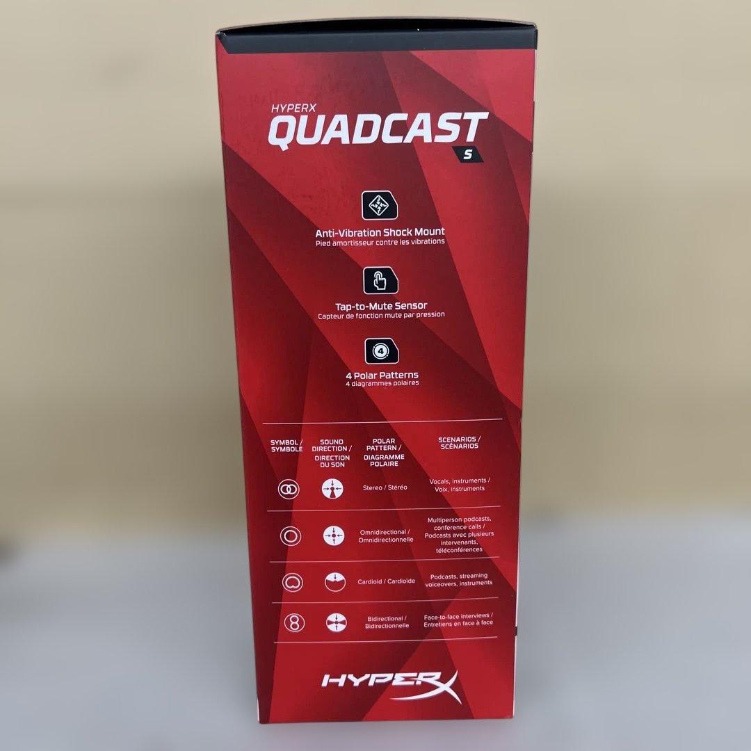 601229 HyperX QuadCast S スタンドアロンマイク
