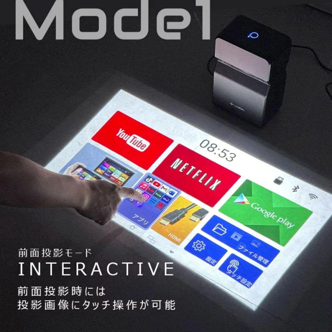 新品未開封 LOOZER SP01 短焦点プロジェクター タッチ操作可能