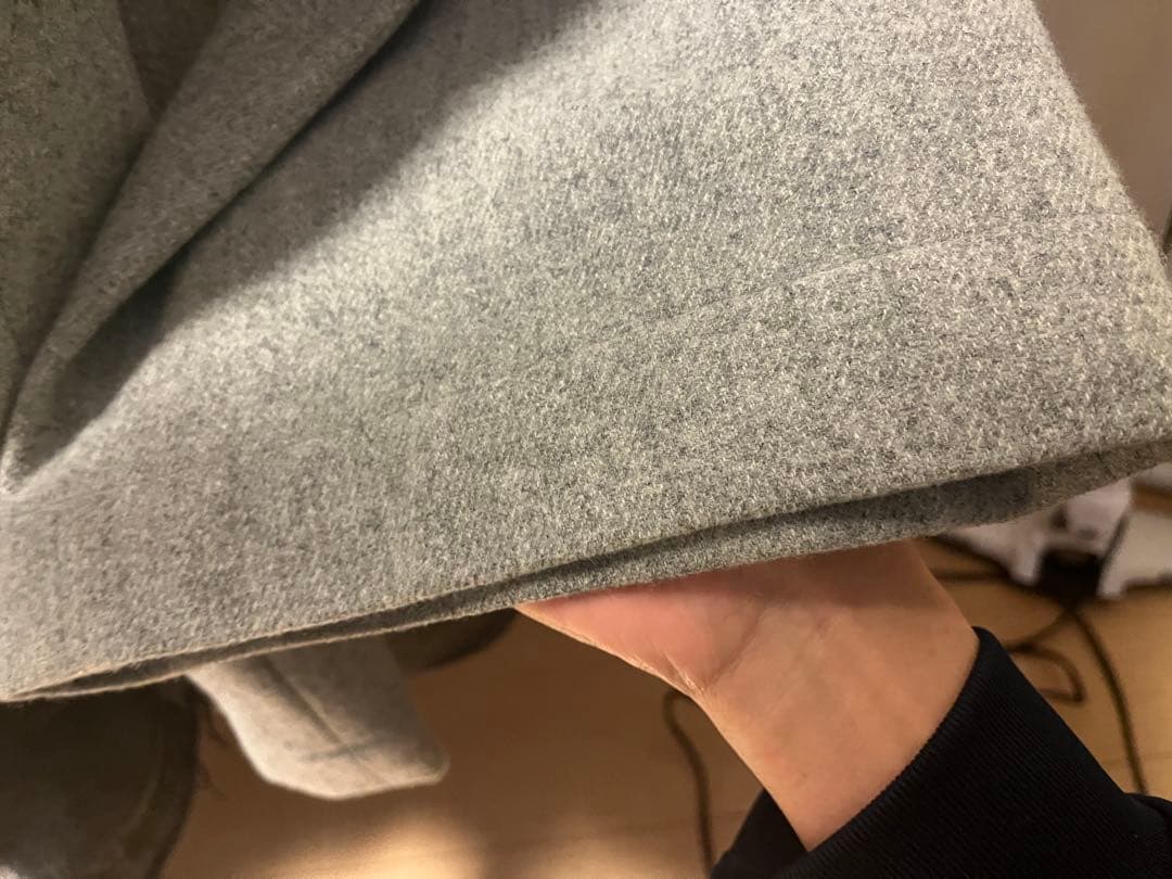 ABELIA EDOWARD GOUCHA グレー　ノータックスラックス　後切替