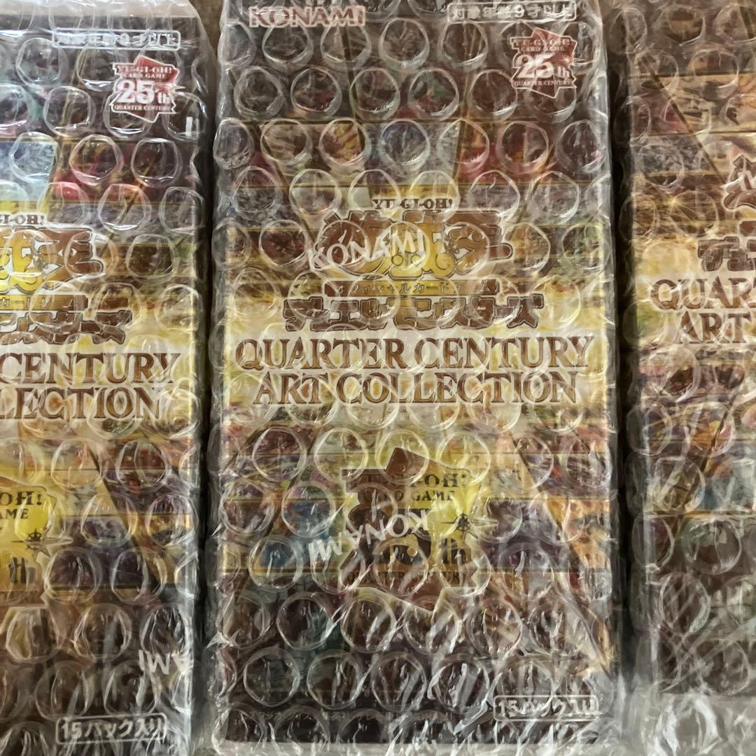 遊戯王 未開封シュリンク付きQUARTER CENTURY 3BOX
