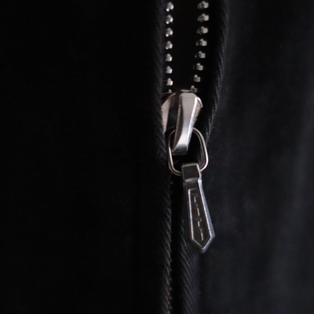 Agnes b. ダブルジップ　コットンツイルジャケット　ブラック　3