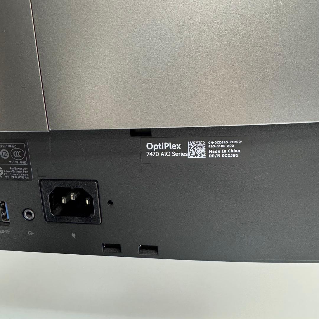 Windowsデスクトップ Dell Optiplex 7470 AIO i5-9500Office2021