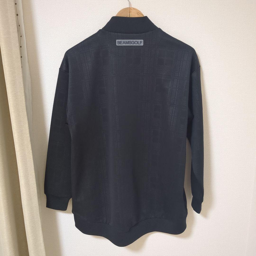★美品★BEAMS　GOLF　エンボスチェックモックネック　サイズ　M