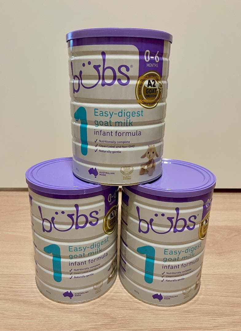 Bubs Step 1 Goat / バブス ヤギ ステップ1 800g 3缶