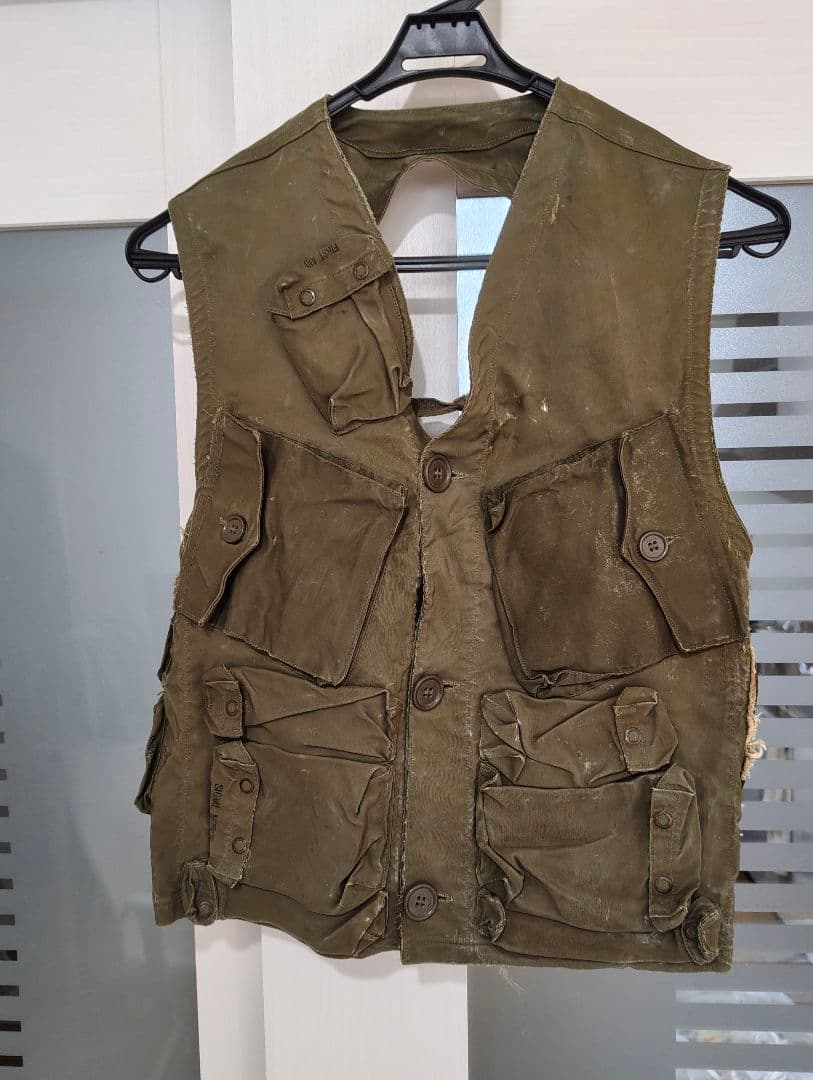 40s USミリタリー C-1ベスト 初期型 vintage ボロ