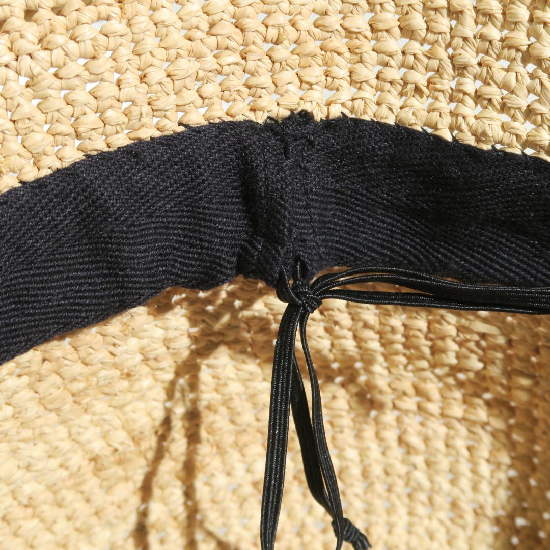 MAISON N.H PARIS Raffia ハット メゾンエヌ アッシュパリ