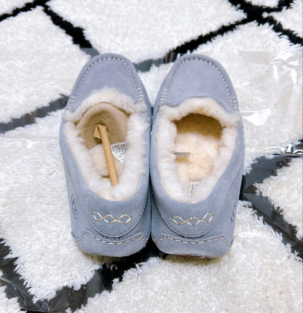 UGG モカシン アンスレー ライトグレー 24cm 正規品