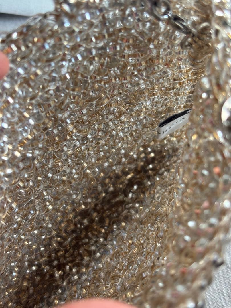 【ANTEPRIMA】ワイヤーバッグ ミニアトゥーラ シルバーゴールド