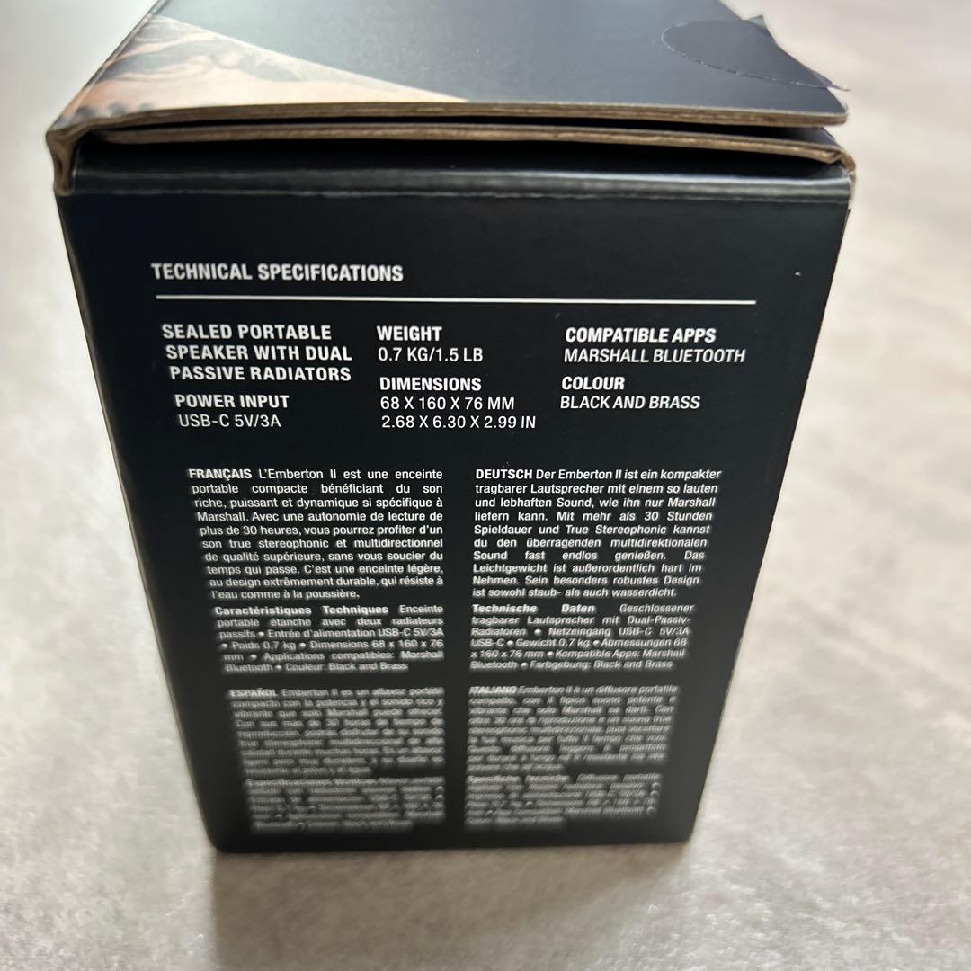 Marshall Bluetooth ワイヤレススピーカー