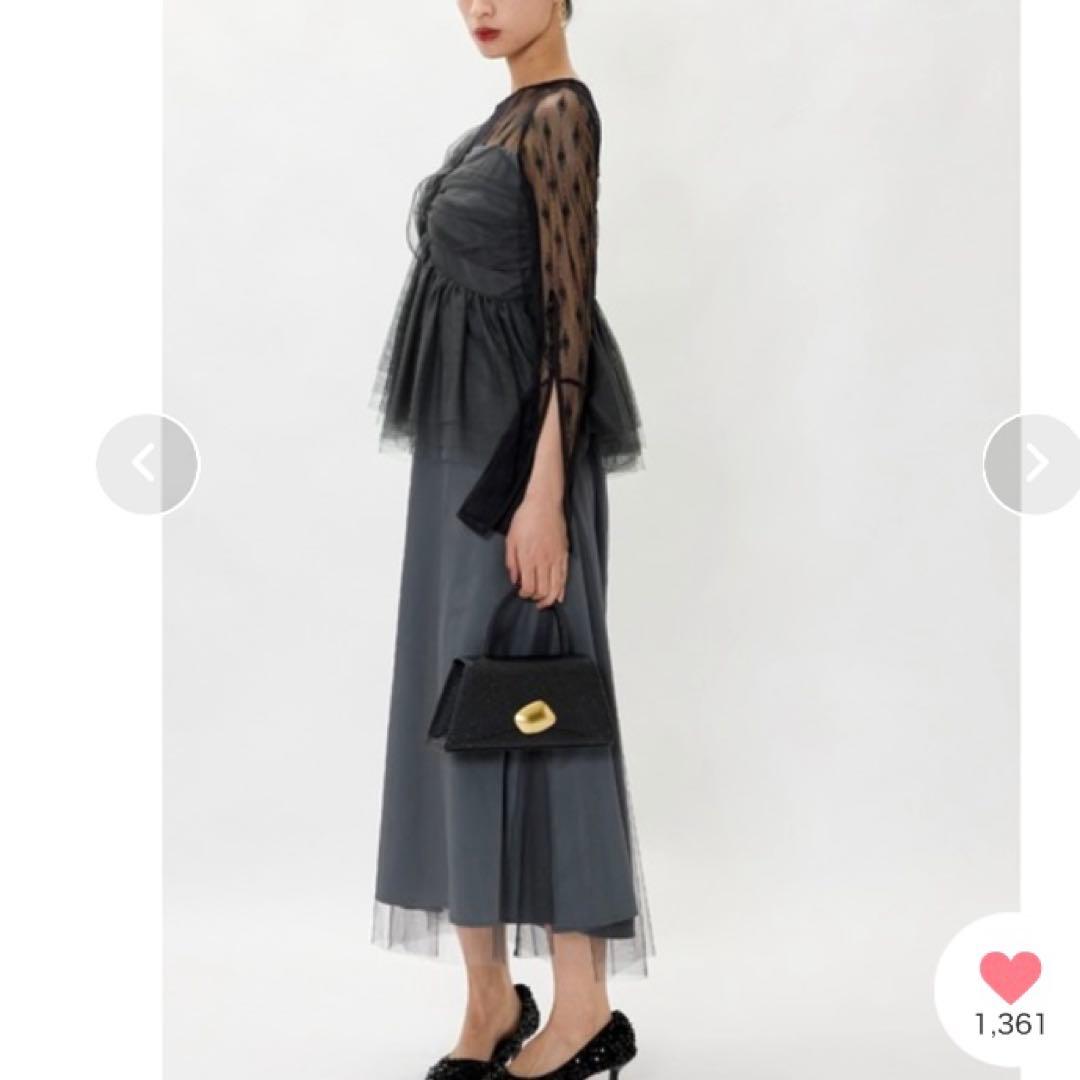 2way✨新品 et. UNiVER リボンベストセットアップドレス 結婚式 L