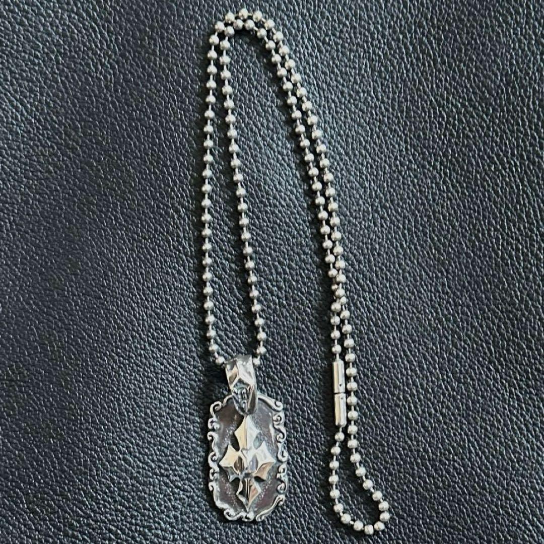 ビルウォールレザー ウェーブC クロス ドッグタグ