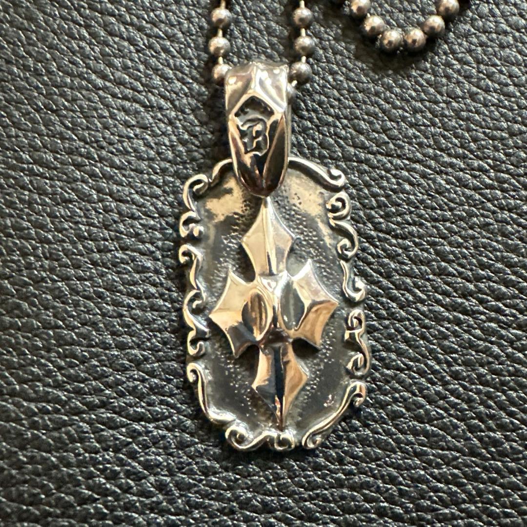 ビルウォールレザー ウェーブC クロス ドッグタグ