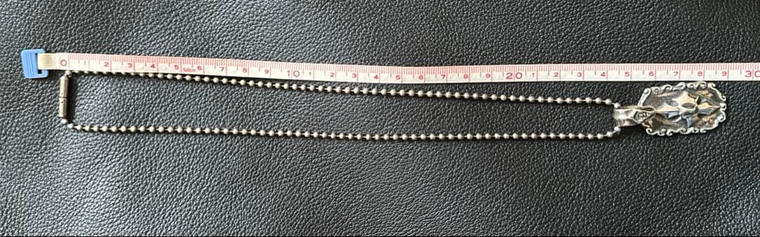 ビルウォールレザー ウェーブC クロス ドッグタグ