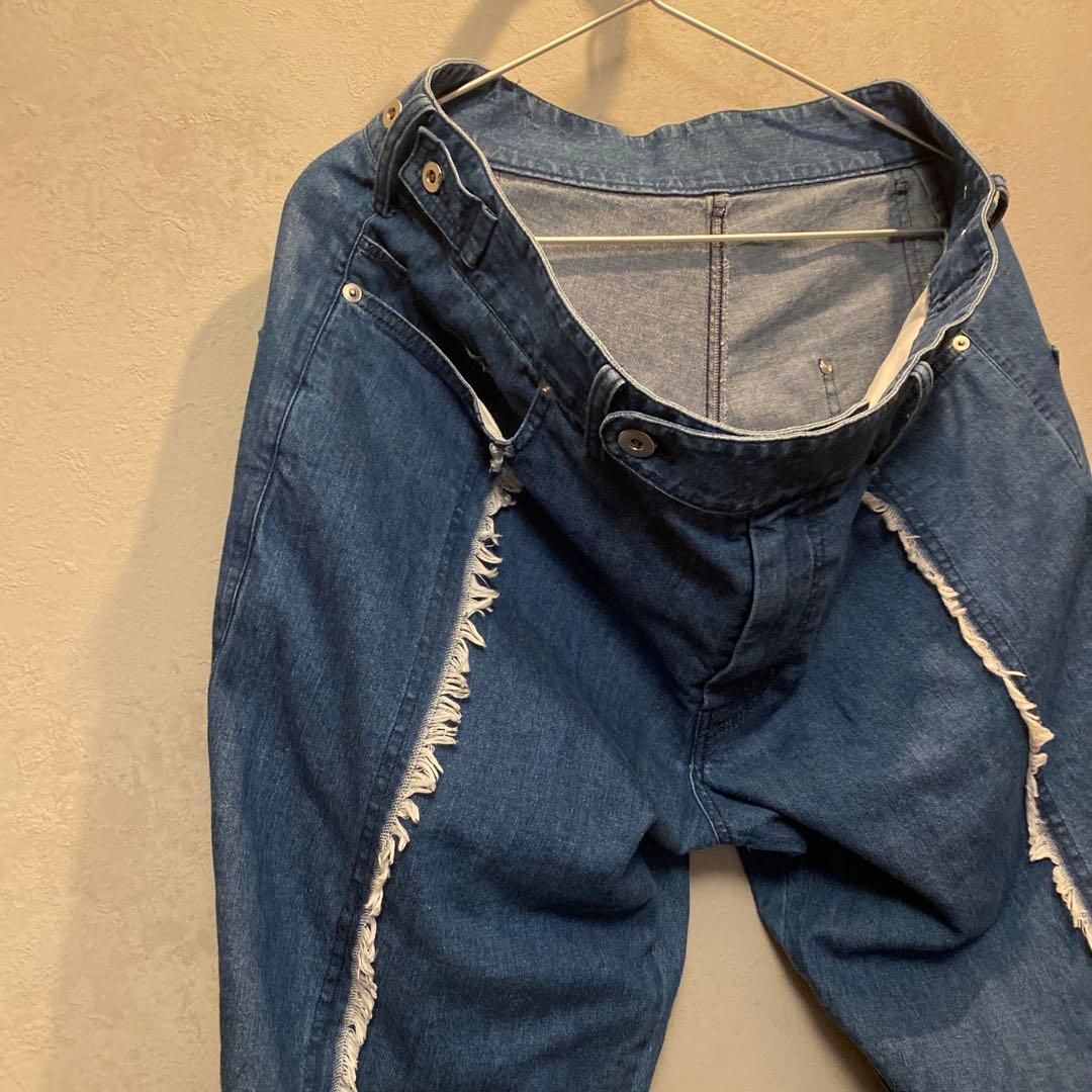 S'YTE ヨウジヤマモト　8OZ デニムオープンショルダーシャツ　パンツ