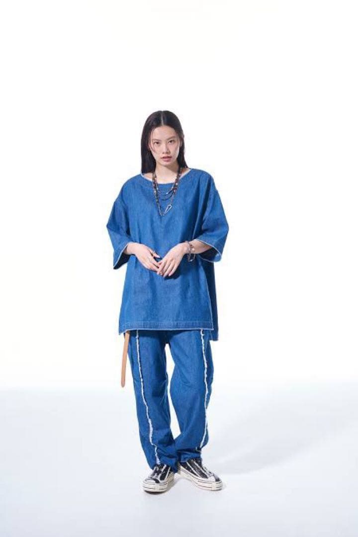 S'YTE ヨウジヤマモト　8OZ デニムオープンショルダーシャツ　パンツ