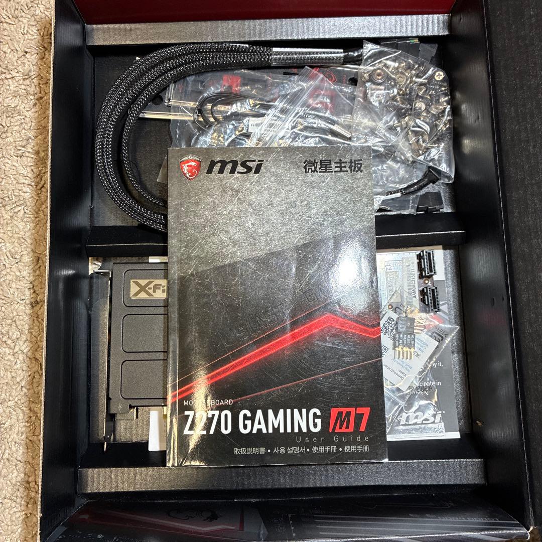 MSI Z270 GAMING M7【i7-7700k, メモリ32Gb付き】