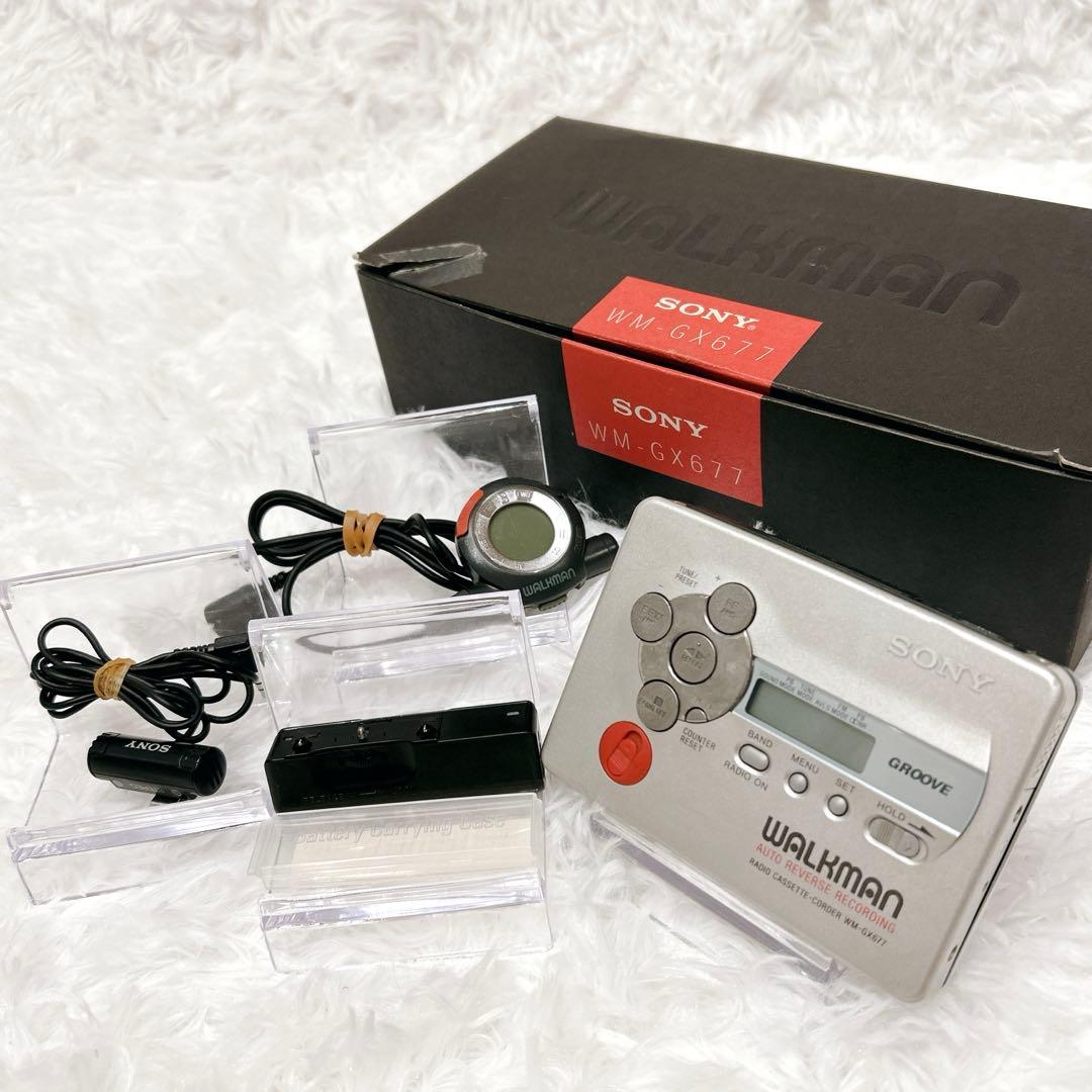 【箱付】SONYウォークマン WM-GX677 カセットプレイヤー ジャンク