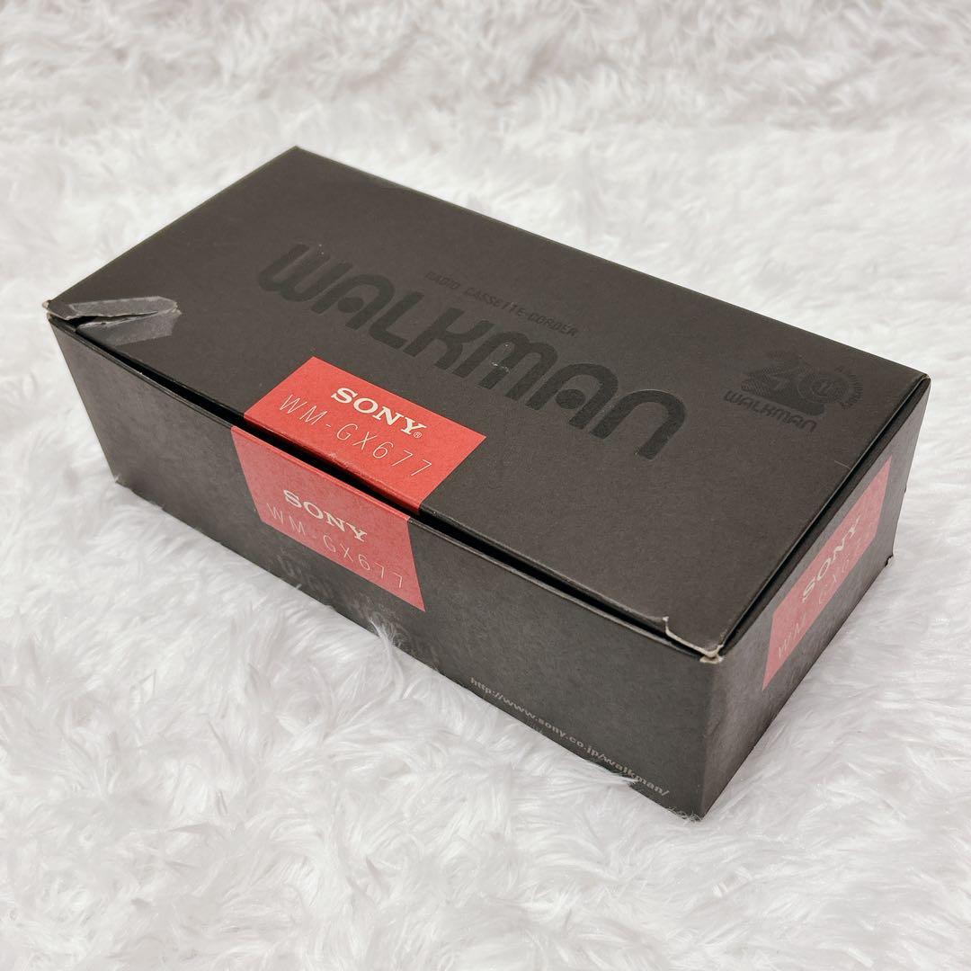 【箱付】SONYウォークマン WM-GX677 カセットプレイヤー ジャンク