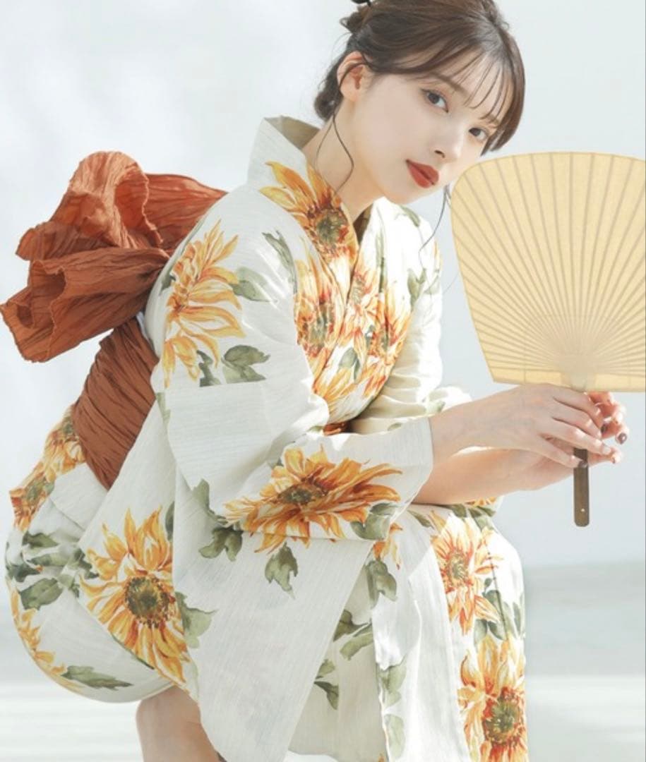 Dita 夏色の向日葵しらべ　浴衣3点セット