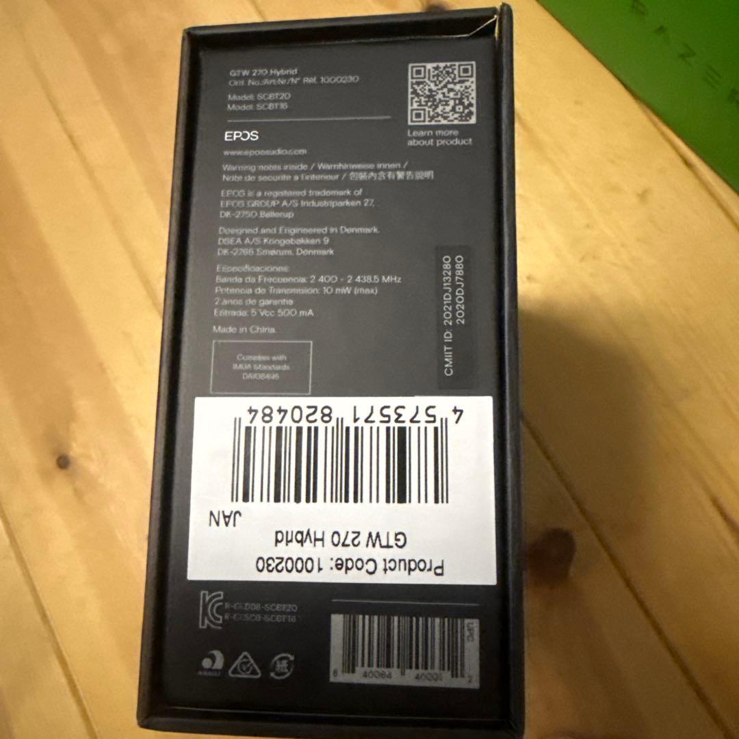 EPOS GTW 270 Hybrid ワイヤレスイヤホン