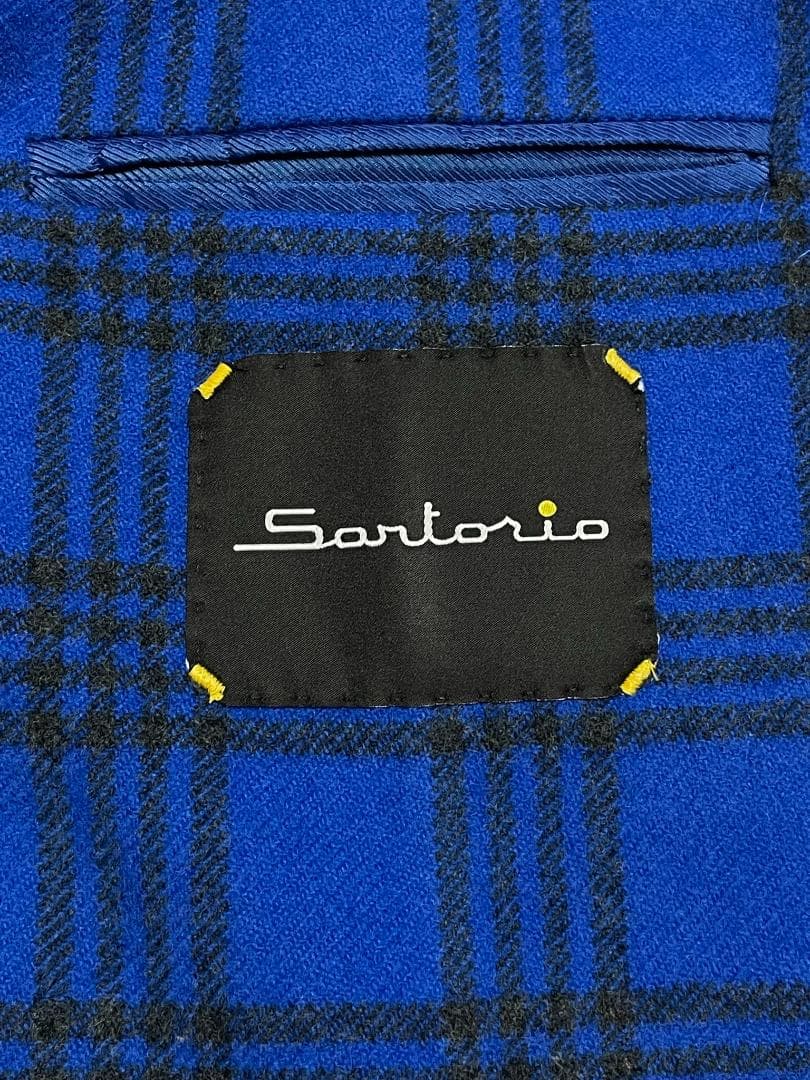 Sartorio サルトリオ 新品 未使用 チェック ジャケット 446 秋冬
