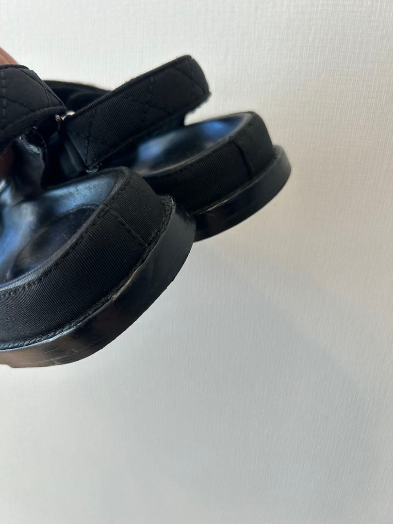 CHANEL ブラック スポーツサンダル　36