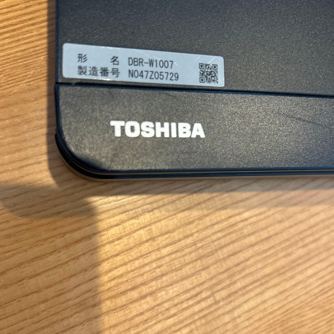 TOSHIBA ブルーレイレコーダー　dbr-w1007