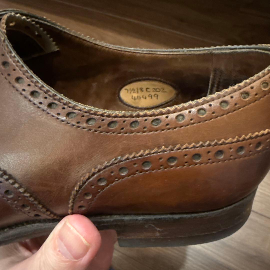 aさん/ブラウンレザー ドレスシューズ ウィングチップ