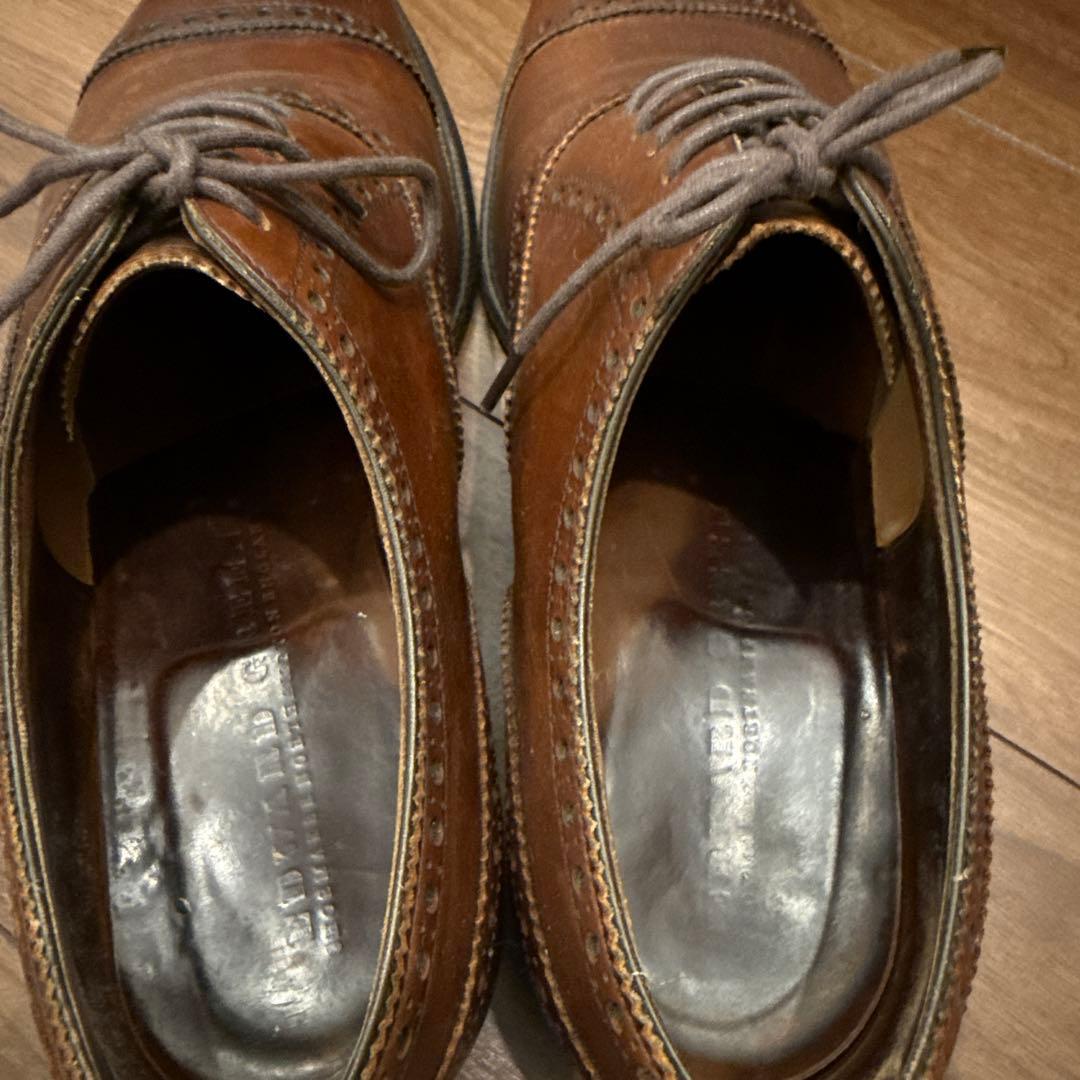 aさん/ブラウンレザー ドレスシューズ ウィングチップ