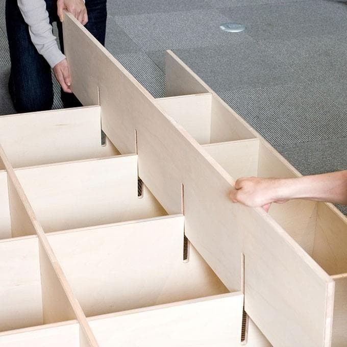 マルゲリータ　壁一面　本棚　シェルフ　縦10コマ×横7コマ　奥行180mm