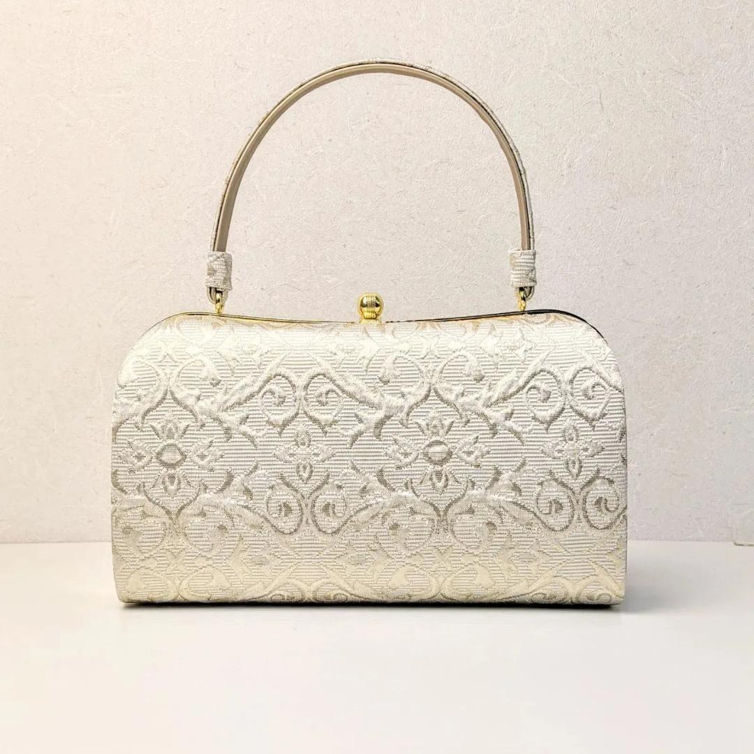 和装 草履バッグセット フォーマル 帯地 Lサイズ kz4