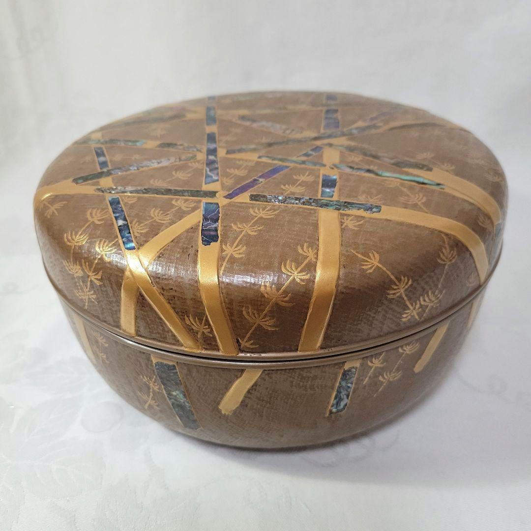 三木表悦　かごめ模様　食籠