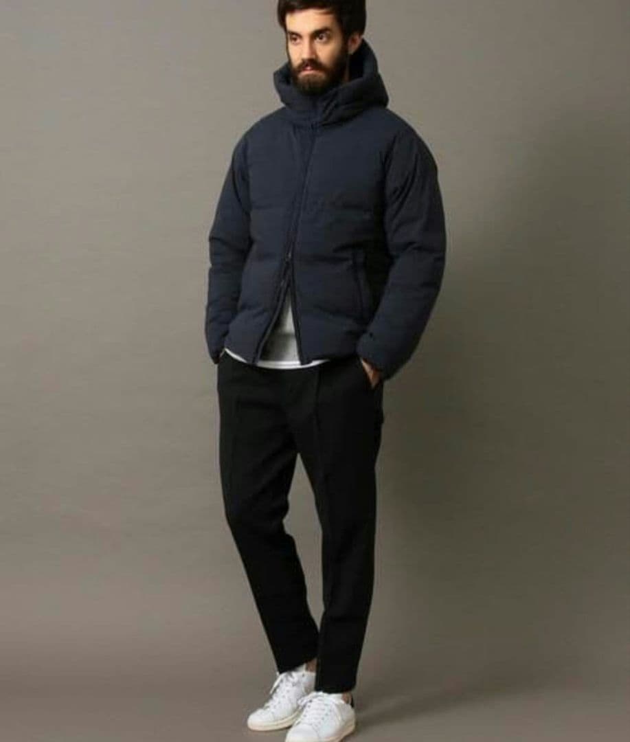 小松マテーレ ナイロン ダウンジャケット ネイビー　M