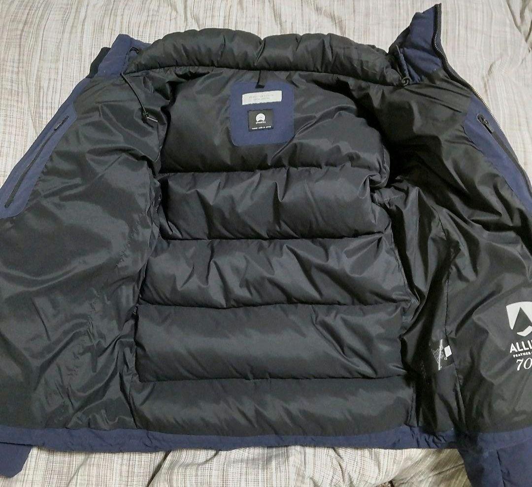 小松マテーレ ナイロン ダウンジャケット ネイビー　M