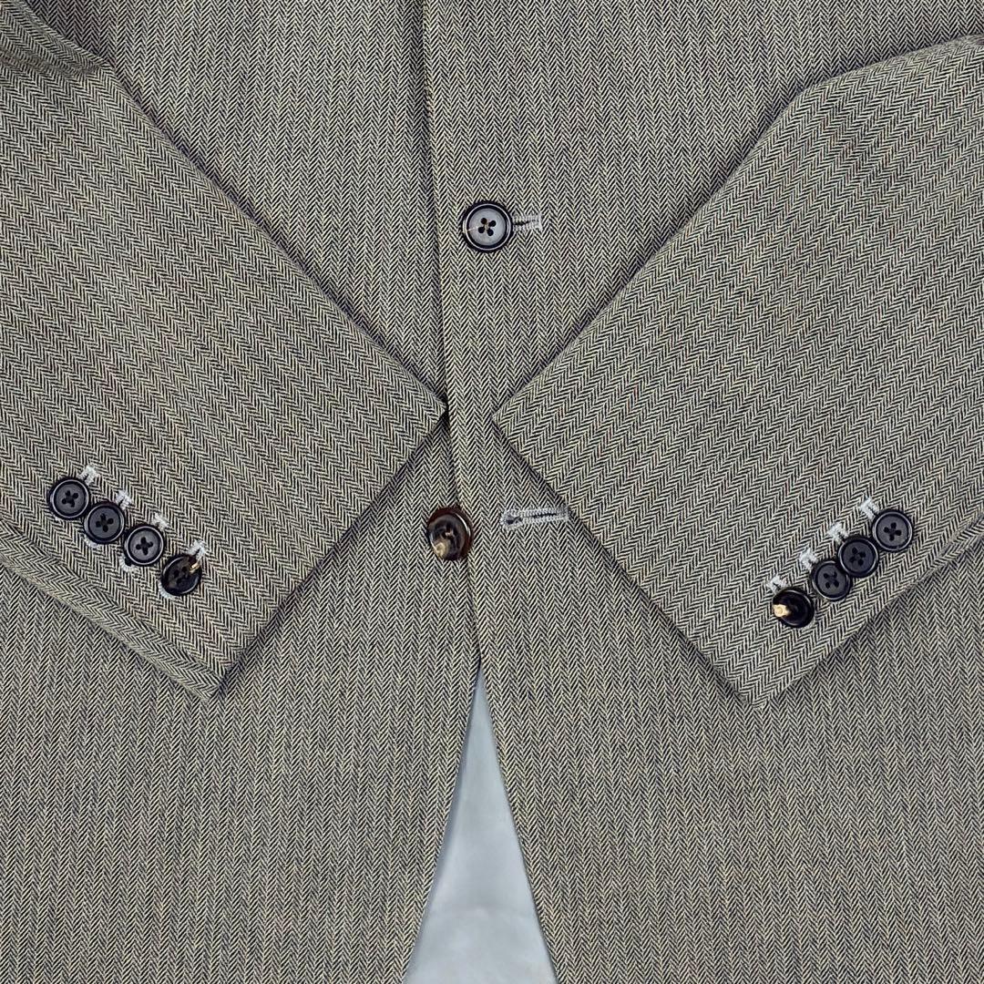 ポロラルフローレン　ヘリンボーン　ツイード　テーラードジャケット　総裏　2XL