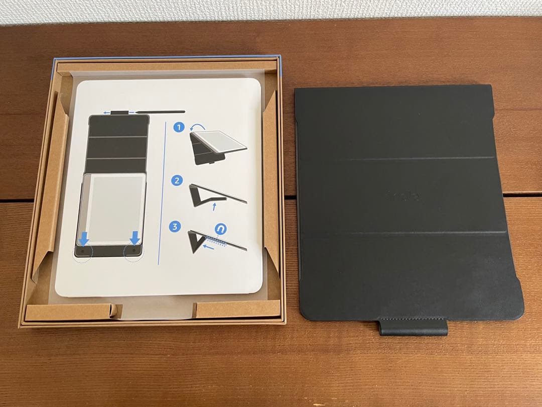 kindle scribe 本体 プラントベースレザーケース付き